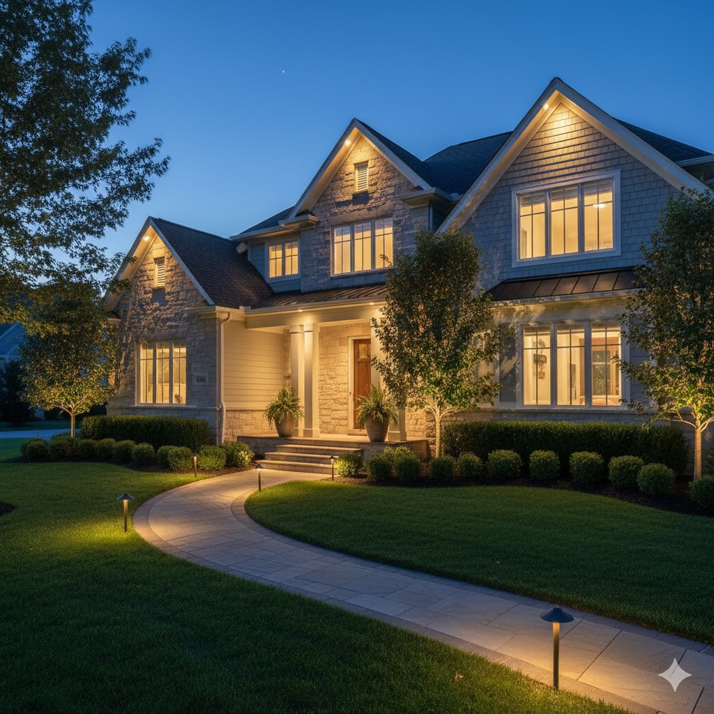 Garden lighting design